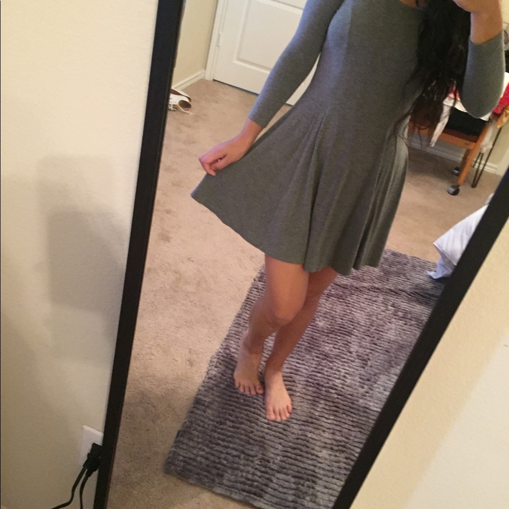Soft gray dress